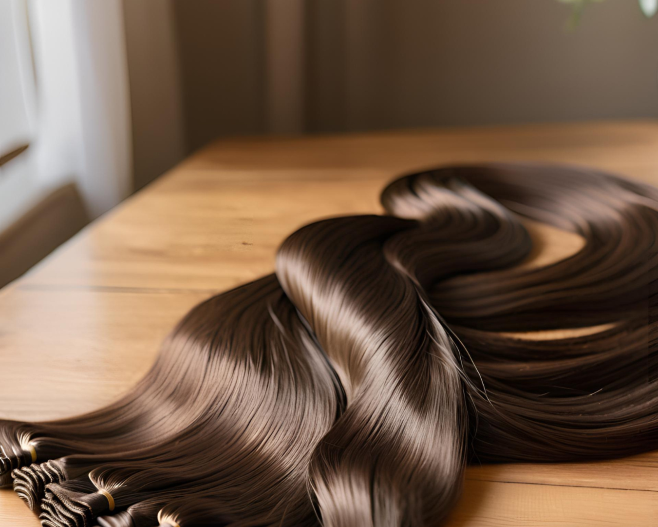 Pure Mahogany Brown I tip Hair Extension