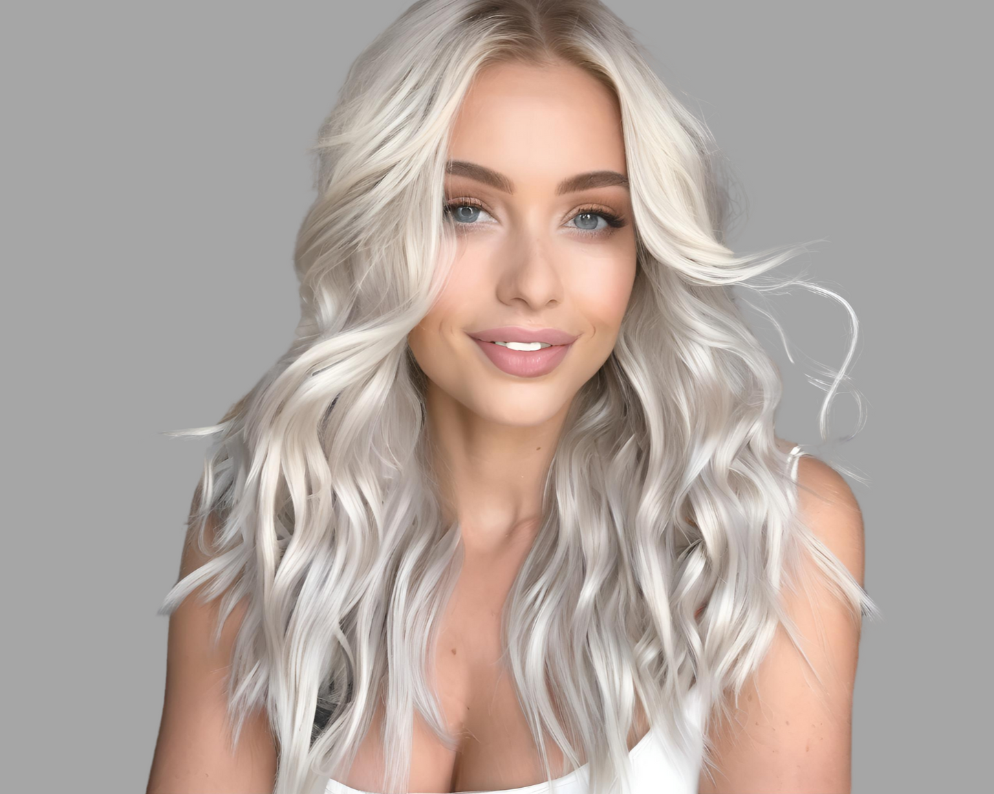 Euro Ash Platinum Blonde - Weft Hair Extension