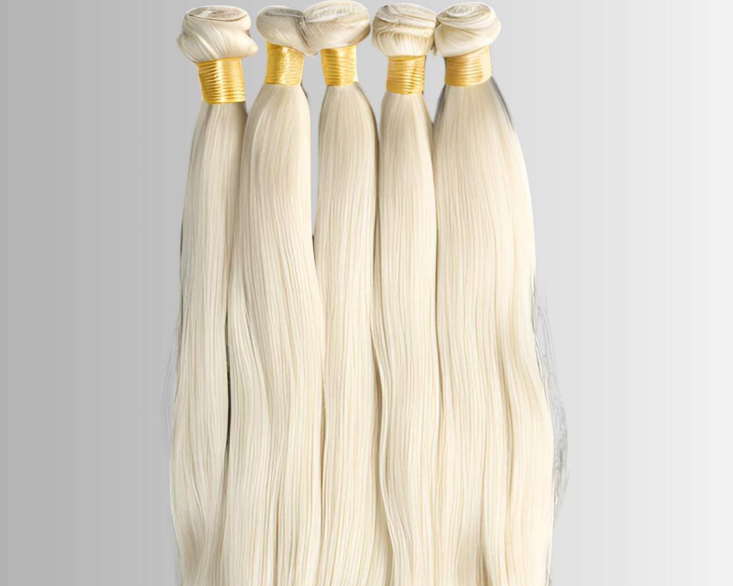 2025 Euro Platinum Blonde-Weft Hair Extension