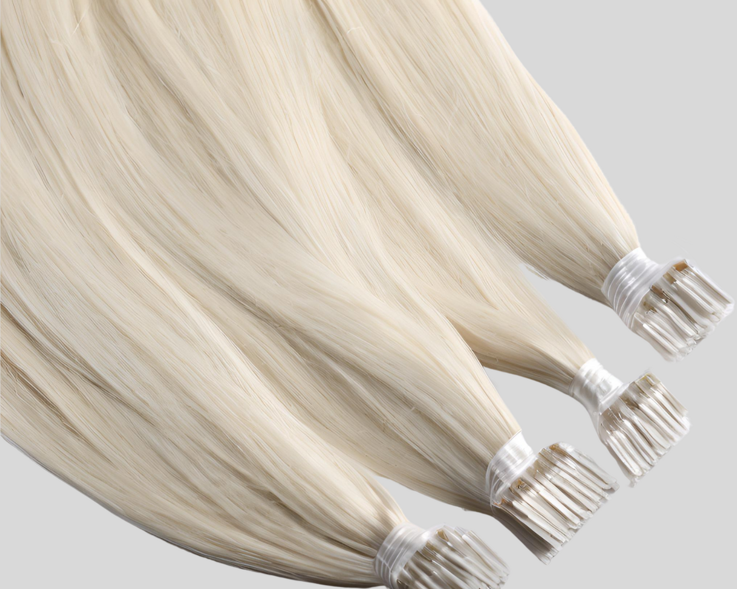 Euro Platinum Blonde-I Tip Hair Extension