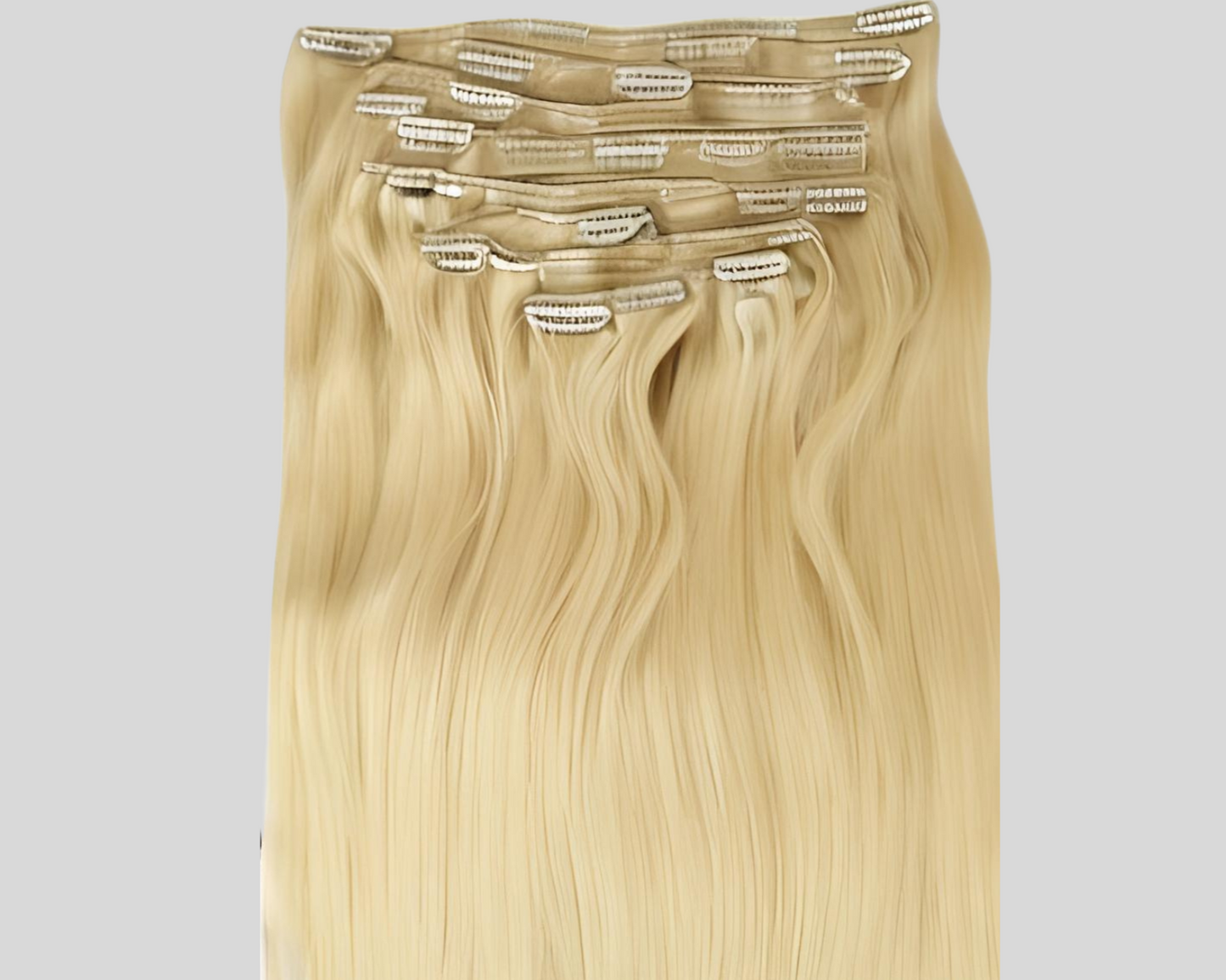 Euro Platinum Blonde-Clip In Hair Extension