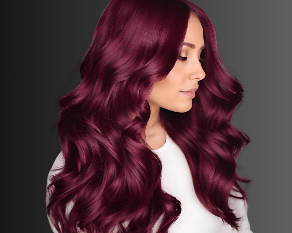 Burgundy Wine Weft Hair Extension