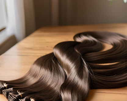 Pure Mahogany Brown I tip Hair Extension